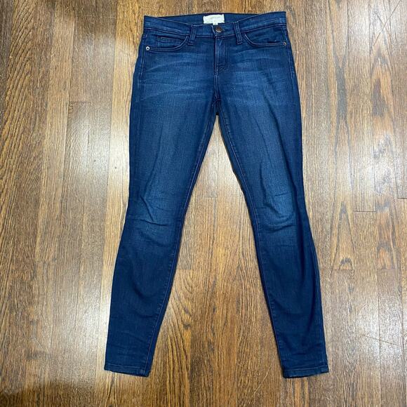 CURRENT/ELLIOTT Dark Wash Jeans Size 26 “The Ankle Skinny” Ridgeway Blue - Picture 11 of 11